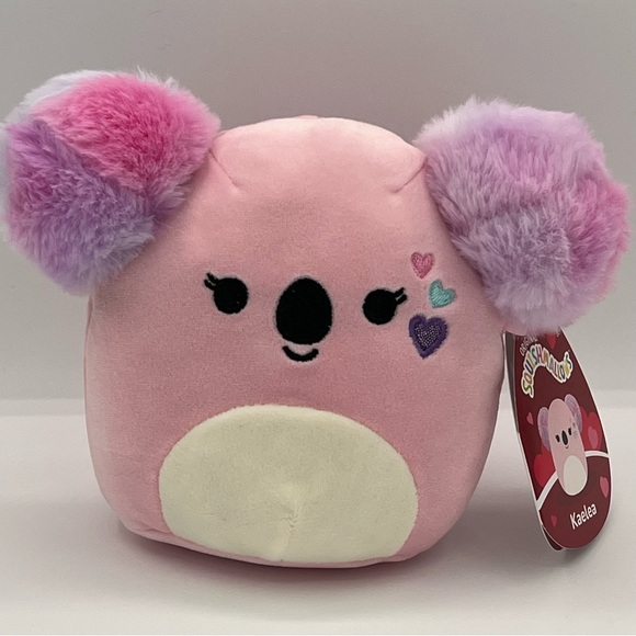 Squishmallows 5” Kaelea the Pink Valentines Koala Bear - Picture 1 of 6